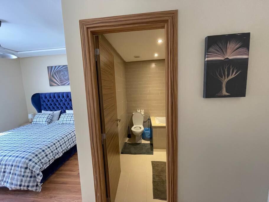 Chic & Cosy Flat Near Airport Lockbox Fast Wifi Apartment Nouaceur Luaran gambar