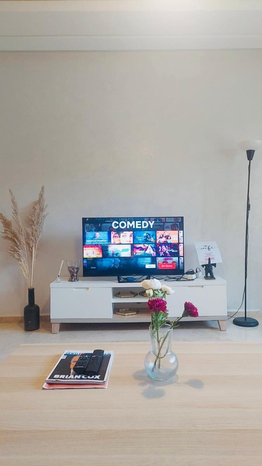 Chic & Cosy Flat Near Airport Lockbox Fast Wifi Apartment Nouaceur Luaran gambar